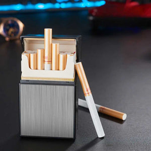 Caja de Cigarrilos Con Encendedor Superior