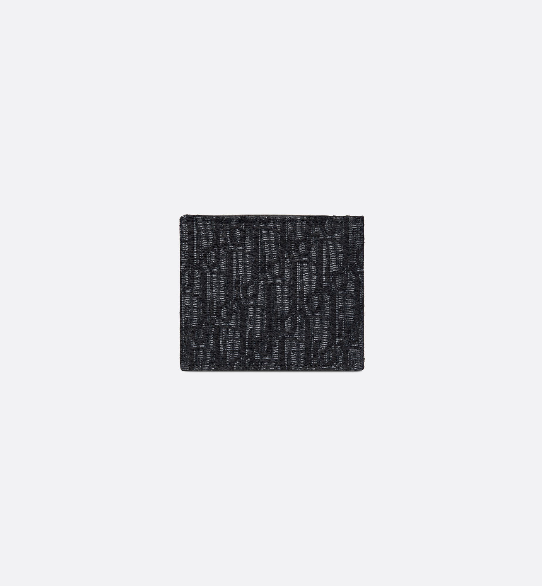 Cartera Black Dior Oblique Jacquard