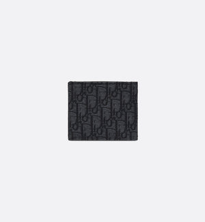 Cartera Black Dior Oblique Jacquard