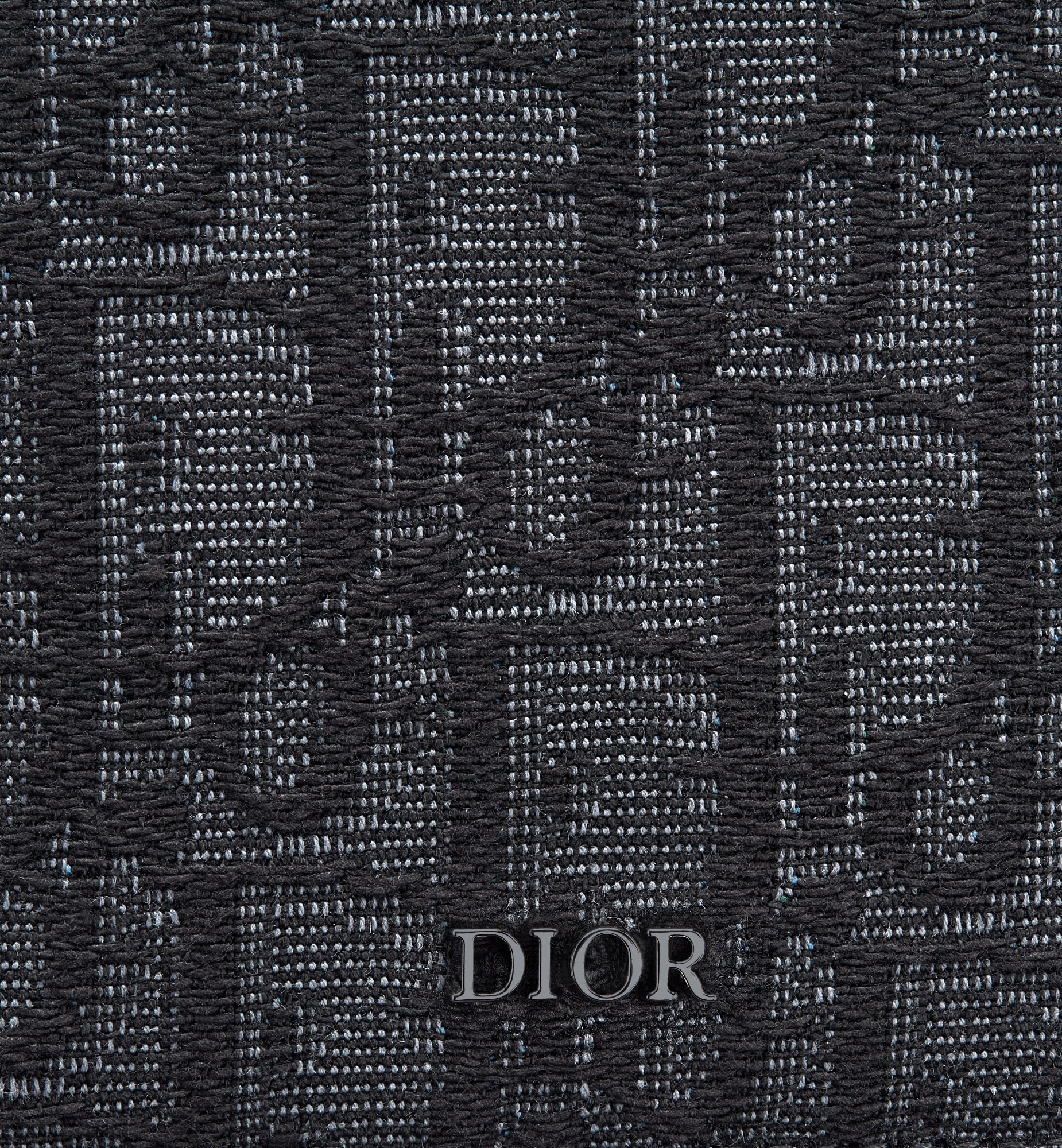 Cartera Black Dior Oblique Jacquard