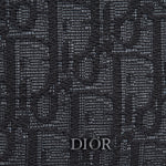 Cartera Black Dior Oblique Jacquard