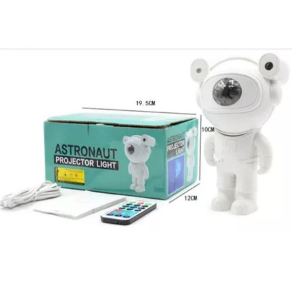 Astronauta Proyector + Parlante BLuetooth con Control de Voz