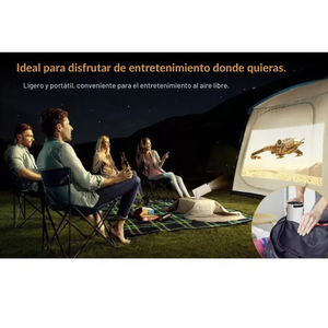 Proyector Smart 4K LED Android Inalámbrico – Cine Portátil 130'' con WiFi y Bluetooth