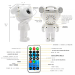 Astronauta Proyector + Parlante BLuetooth con Control de Voz